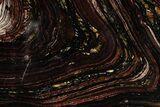 Polished Tiger Iron Stromatolite Slab - Billion Years #353233-1